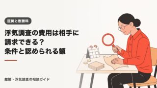浮気調査の費用は相手に請求できる?条件と認められる額【2026年】