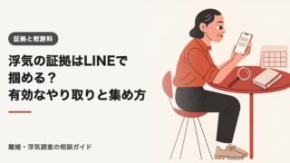 浮気の証拠はLINEで掴める?有効なやり取りと集め方【2026年】